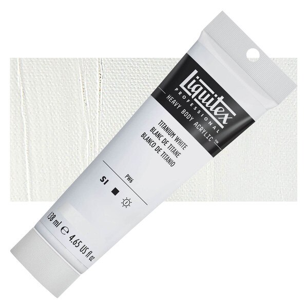 Liquitex Heavy Body Acrylic Paint - Titanium White